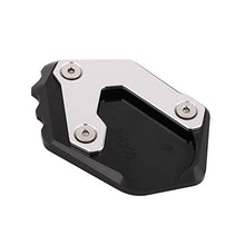 Carica l&#39;immagine nel visualizzatore di Gallery, Piedino di estensione per cavalletto motocicletta, CNC, placchetta Nero