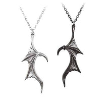 Carica l&#39;immagine nel visualizzatore di Gallery, Alchemy Gothic Darkling Heart Pendenti di amicizia - Ilgrandebazar