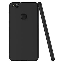 Carica l&#39;immagine nel visualizzatore di Gallery, AICEK Cover per Huawei P10 Lite, Lite Nero Silicone Case Molle di... - Ilgrandebazar