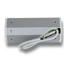 Carica l&#39;immagine nel visualizzatore di Gallery, Pratica presa angolare 2x Schuko USB, alluminio, per cucina, bagno,...