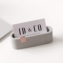 Carica l&#39;immagine nel visualizzatore di Gallery, Atelier Ideco - Display Aziendale Concreto Scheda Grigia E Rosegold Per... - Ilgrandebazar