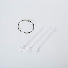 Carica l&#39;immagine nel visualizzatore di Gallery, Ardisle - 2 confezioni da 50 bastoncini trasparenti per presentazione unghie... - Ilgrandebazar