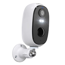 Carica l'immagine nel visualizzatore di Gallery, ieGeek 2K Telecamera Wi-Fi Interno / Esterno Batteria Senza Fili, Videocamera Sorveglianza con Visione Notturna a Colori, Allarme con Rilevamento del Movimento, Sirena, IP65, Audio a 2 Vie, SD/Cloud