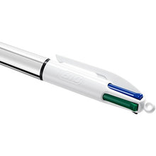 Carica l'immagine nel visualizzatore di Gallery, Bic - Penna a Sfera "4 Colour Shine", Confezione da 3, Colori Assortiti - Ilgrandebazar