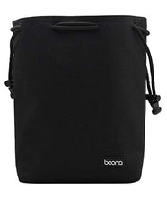 Carica l&#39;immagine nel visualizzatore di Gallery, Baona - Borsa per fotocamera e obiettivo in velluto, Square M, Nero