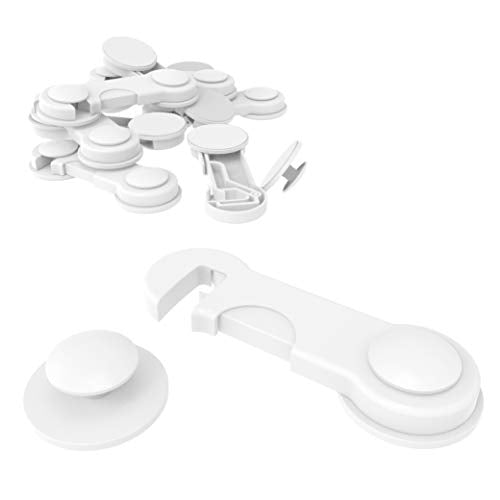 [10 pezzi] sicurezza per armadio bambini, di bianco