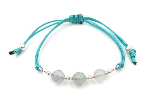 Bracciale in argento e fluorite - Ilgrandebazar