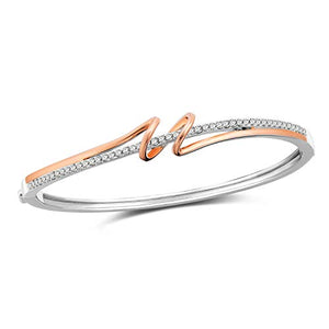 SNZM Bracciale Oro Rosa per Donna Bracciali Regolabili con Cristalli... - Ilgrandebazar