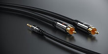 Carica l&#39;immagine nel visualizzatore di Gallery, CSL-Computer Primewire - 1m Cavo Jack RCA Stereo a Y - 1 x 3,5mm e 1,0m