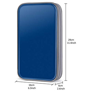 Porta CD,Coofit Custodie CD/DVD Borsa CD Wallet Protettiva Portatile di blu