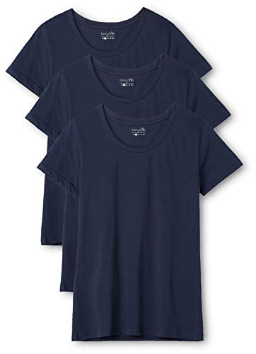 Berydale T-shirt donna con scollo tondo, confezione da 3 in diversi colori - Ilgrandebazar