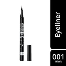 Carica l&#39;immagine nel visualizzatore di Gallery, Rimmel London Eyeliner Waterproof Wonder&#39;Ink, Penna con Punta in Feltro, Tratto Sottile e Preciso, Nero, Balsamo