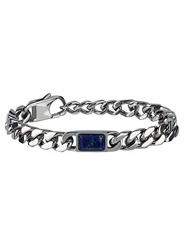 Gioiello BREIL collezione BEAT, BRACCIALE da UOMO in ACCIAIO colore SILVER... - Ilgrandebazar