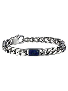 Gioiello BREIL collezione BEAT, BRACCIALE da UOMO in ACCIAIO colore SILVER... - Ilgrandebazar