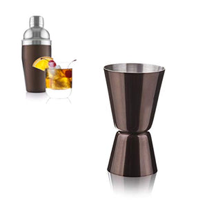 Vacu Vin 783256 Jigger Doppio, Acciaio Inossidabile E Marrone, Unica - Ilgrandebazar