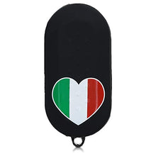 Carica l'immagine nel visualizzatore di Gallery, kwmobile Cover Chiave Compatibile con Cuore d'Italia verde / rosso / nero