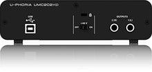 Carica l&#39;immagine nel visualizzatore di Gallery, Behringer U-PHORIA UMC202HD interfaccia audio 2x2 USB 24 BIT e 192 Khz con... - Ilgrandebazar