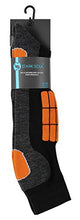 Carica l&#39;immagine nel visualizzatore di Gallery, 2 paia Calze sportive Touring Ski &amp; Snow calda e 35-38, Blu-arancione - Ilgrandebazar