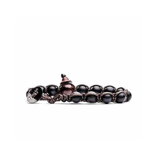 Bracciale tibetano Onice nero satinato MainApps - Ilgrandebazar