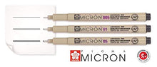 Carica l'immagine nel visualizzatore di Gallery, Pigma MICRON - Fineliner, 6 pezzi Small