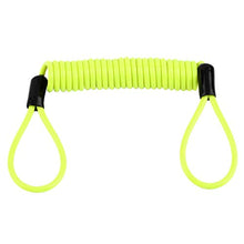 Carica l&#39;immagine nel visualizzatore di Gallery, Cavo cordicella giallo alta visibilità promemoria bloccadisco antifurto moto... - Ilgrandebazar