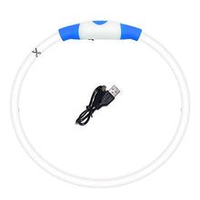 Carica l'immagine nel visualizzatore di Gallery, Homeculb - Collare Luminoso per Cani, Ricaricabile Tramite USB, Colori blue