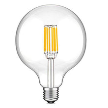 Carica l&#39;immagine nel visualizzatore di Gallery, 10W G125 E27 Edison LED Filamento Vetro 1-Pacco G125, Bianco Caldo - Ilgrandebazar