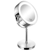 Carica l&#39;immagine nel visualizzatore di Gallery, Lighted Makeup Mirror，NOTENS Double-Sided 1x/10x Magnifying 18 LED Il Giro - Ilgrandebazar