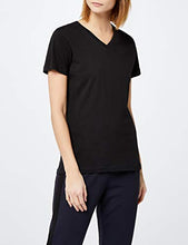 Carica l'immagine nel visualizzatore di Gallery, Berydale T-shirt donna con scollo a V, confezione da 3 in M, Nero (Schwarz) - Ilgrandebazar