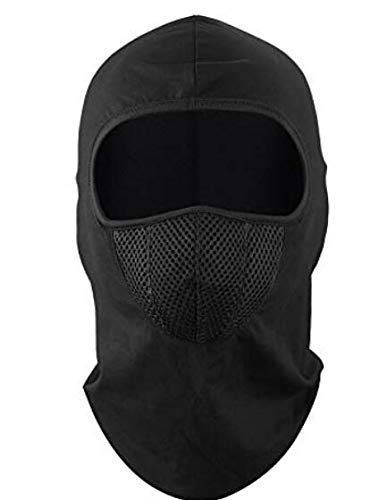 Dafunna Passamontagna Maschera da Sci Traspirante di Cotone Balaclava ANERO - Ilgrandebazar