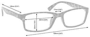 L'azienda Occhiali Da Lettura Nero Lettori Valore Potenza ottica +1,00, - Ilgrandebazar
