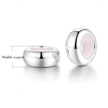 Carica l&#39;immagine nel visualizzatore di Gallery, GW Distanziatore Gomma Stopper Charms Bead in Argento Sterling 925 2 Pezzi... - Ilgrandebazar