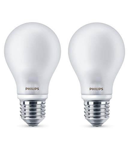 Philips Lighting 2 Lampadine LED Classic E27 WW FR ND 2BC/10, 4.5 W, Luce... - Ilgrandebazar