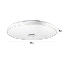Carica l&#39;immagine nel visualizzatore di Gallery, Plafoniera JDONG con altoparlante bluetooth e telecomando Cambio colore 24W,...