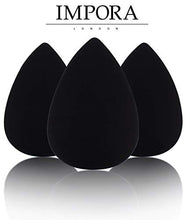 Carica l&#39;immagine nel visualizzatore di Gallery, Set Trio Spugne per Sfumatura di Impora London/Beauty Makeup Blender Nero