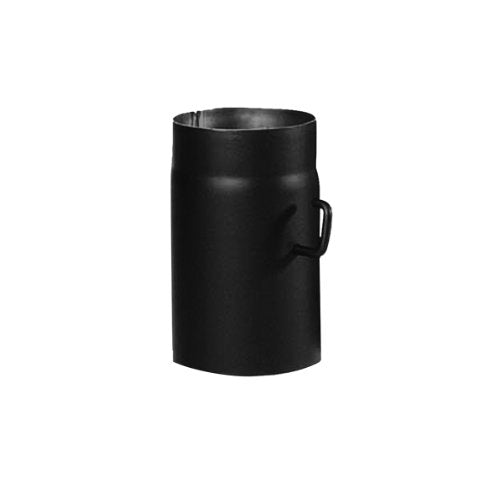 Kamino-Flam 331706 Tubo Stufa con Valvola a Farfalla, Negro, 12x0.02x25 cm - Ilgrandebazar