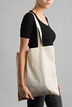 Carica l&#39;immagine nel visualizzatore di Gallery, Borsa shopper in cotone di qualità 25 pezzi 145 g/m2 25 Pezzi, Naturale