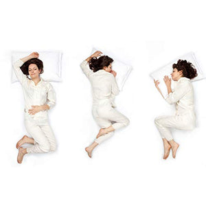 BedStory [Nuova Versione] Cuscini Letto Coppia 42x70cm Antiacaro, Bianco - Ilgrandebazar