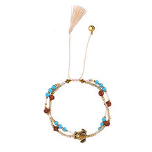 Carica l&#39;immagine nel visualizzatore di Gallery, Braccialetto di perle da donna con tartaruga, Made by Nami, ciondolo,... - Ilgrandebazar
