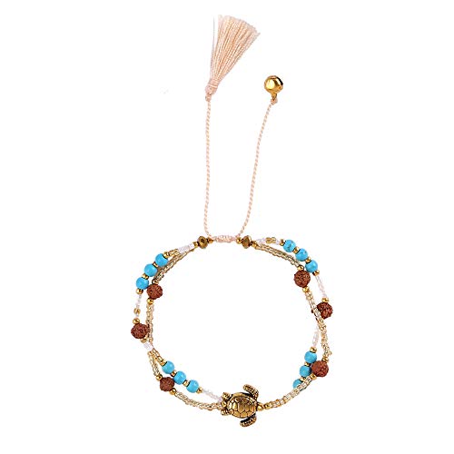 Braccialetto di perle da donna con tartaruga, Made by Nami, ciondolo,... - Ilgrandebazar