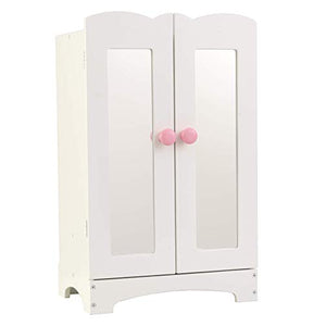 KidKraft 60132 Armadio Lil' Doll in Legno per Bambole di 45 Cm con 6... - Ilgrandebazar