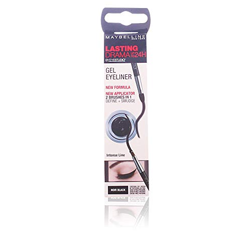 Maybelline New York Lasting Drama Gel Liner Eyeliner Professionale, Black