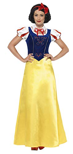SMIFFYS Costume Principessa della neve, Giallo, con abito, colletto e fascia... - Ilgrandebazar