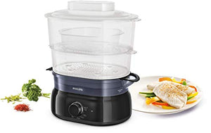 Philips Vaporiere HD9116/90 con infusore di aromi, 2 cestelli, Timer 5 Litri - Ilgrandebazar