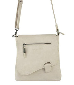 Borsa a tracolla effetto usato, Bag Street Naturale
