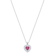 Carica l&#39;immagine nel visualizzatore di Gallery, Swarovski Pendente One, Cristallo Rosso, Rodiato, da Donna - Ilgrandebazar