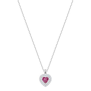 Swarovski Pendente One, Cristallo Rosso, Rodiato, da Donna - Ilgrandebazar