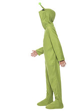 Carica l'immagine nel visualizzatore di Gallery, Smiffys Costume Alieno, Verde, comprende Tuta Intera con Cappuccio - Ilgrandebazar
