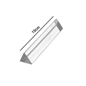 BELLE VOUS Ottico Vetro Prisma Triangolare Insegnamento Fisica Spettro 1 Pack - Ilgrandebazar