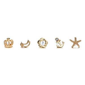 30 paia anallergici set orecchini per bambina ragazza perle Animale gatto... - Ilgrandebazar
